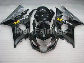 Grey and Silver Black Factory Style - GSX-R600 04-05 Fairing Kit