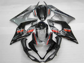 Grey and Black Red Factory Style - GSX-R1000 05-06 Fairing Kit