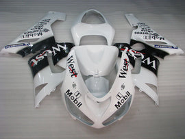 White and Black West - NINJA ZX-6R 05-06 Fairing Kit