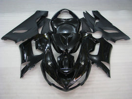 Black and Matte Black No decals - NINJA ZX-6R 05-06 Fairing Kit